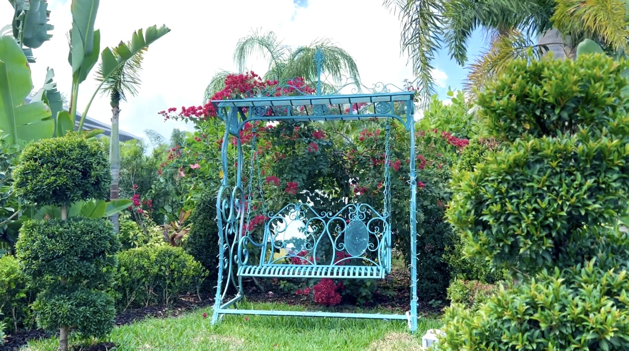 The gardens are full of beautiful places to think, relax, and enjoy Mother Nature.
